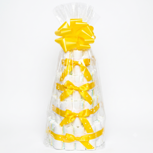 4 Tier Pampers Nappy Cake - Various Colours