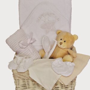 Unisex Baby Wicker Hamper