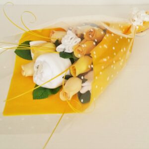 Yellow Wooden Rose Bouquet