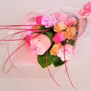 Pink Wooden Rose Bouquet