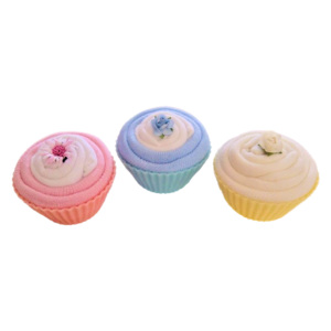 Baby Sock Cupcake - Various Colours