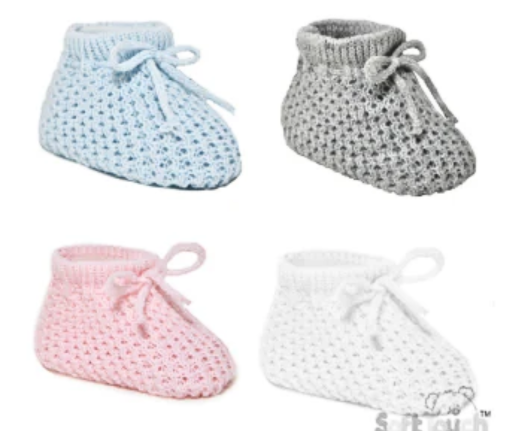 Baby crochet booties