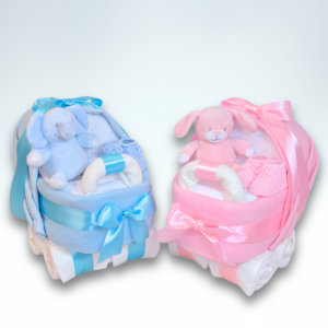 Pram Nappy Cake - Multiple Colour Options