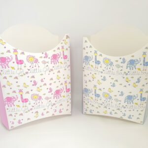 Large Pop Up Baby Boxes 26x15x27cm - Pink or Blue