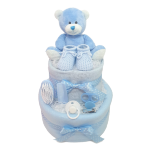 baby boy nappy cake