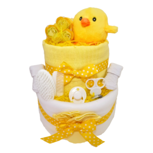 Baby Chick Nappy Cake