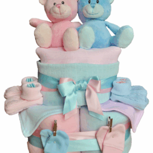 Twins Nappy Cake