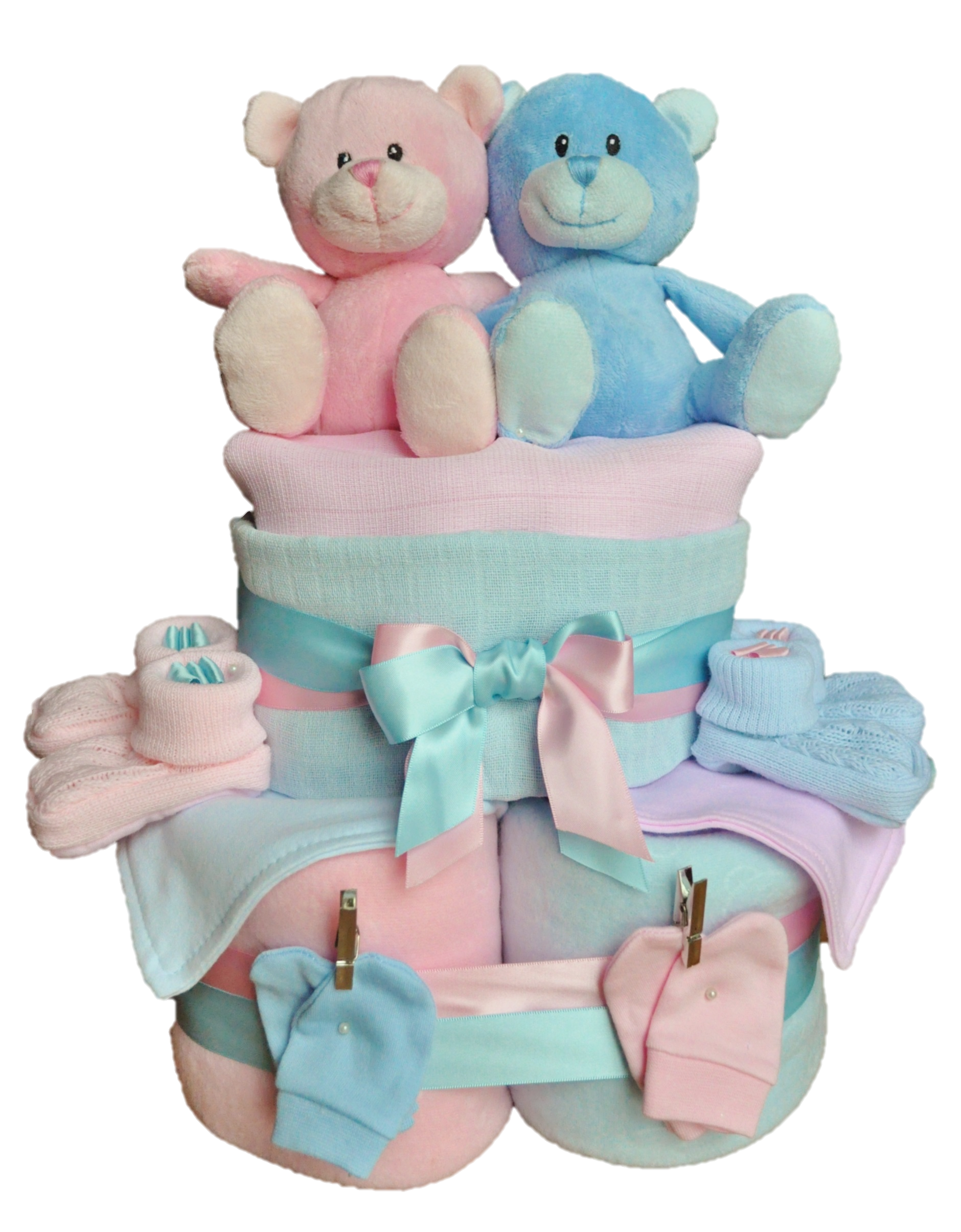 Twins Nappy Cake