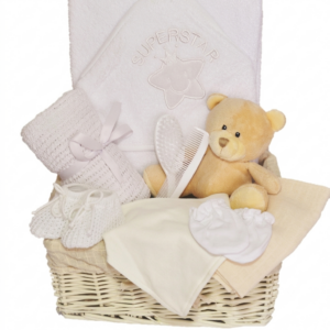 Unisex Baby Wicker Hamper