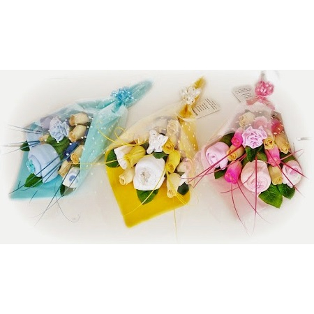 Wooden Rose Bouquets x3