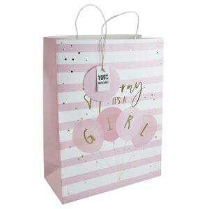 extra large baby girl gift bag