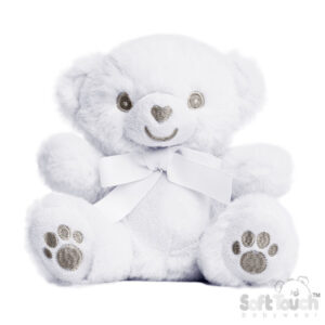 White Baby Bear, Soft Touch 15cm